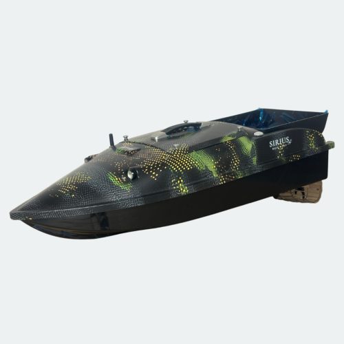 SIRIUS HORIZON CAMO GPS-es Etetőhajó Beépített Mélységmérővel